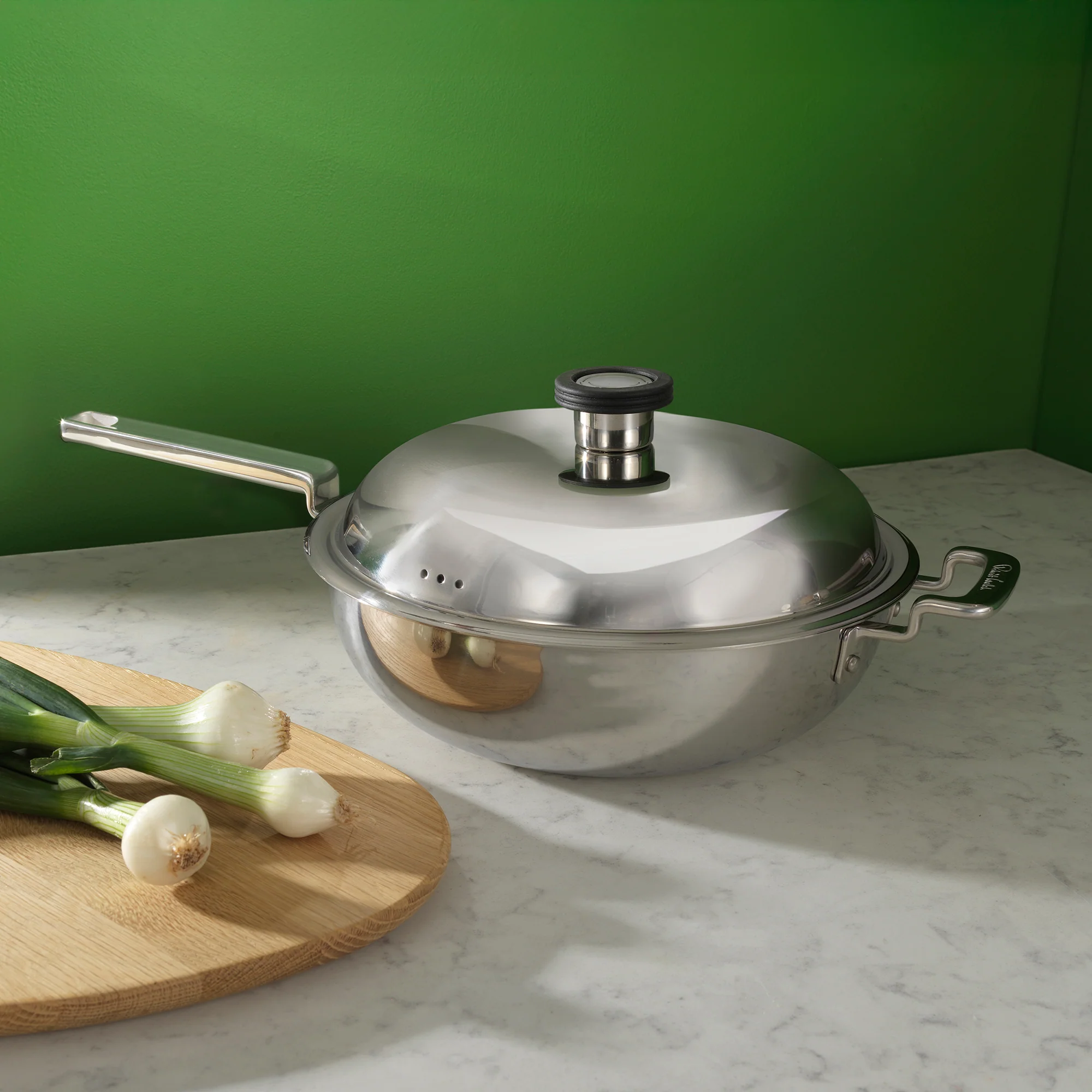 316 Series Cookware Wok with Lid 28cm - Image 4