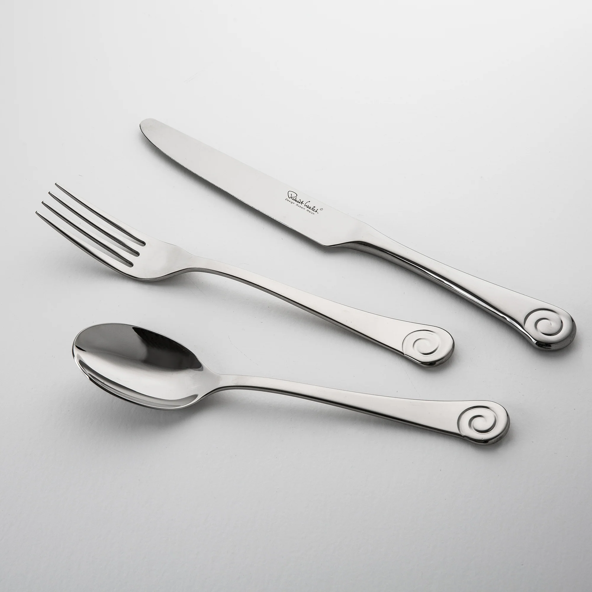 Ammonite Bright Dessert Spoon - Image 4