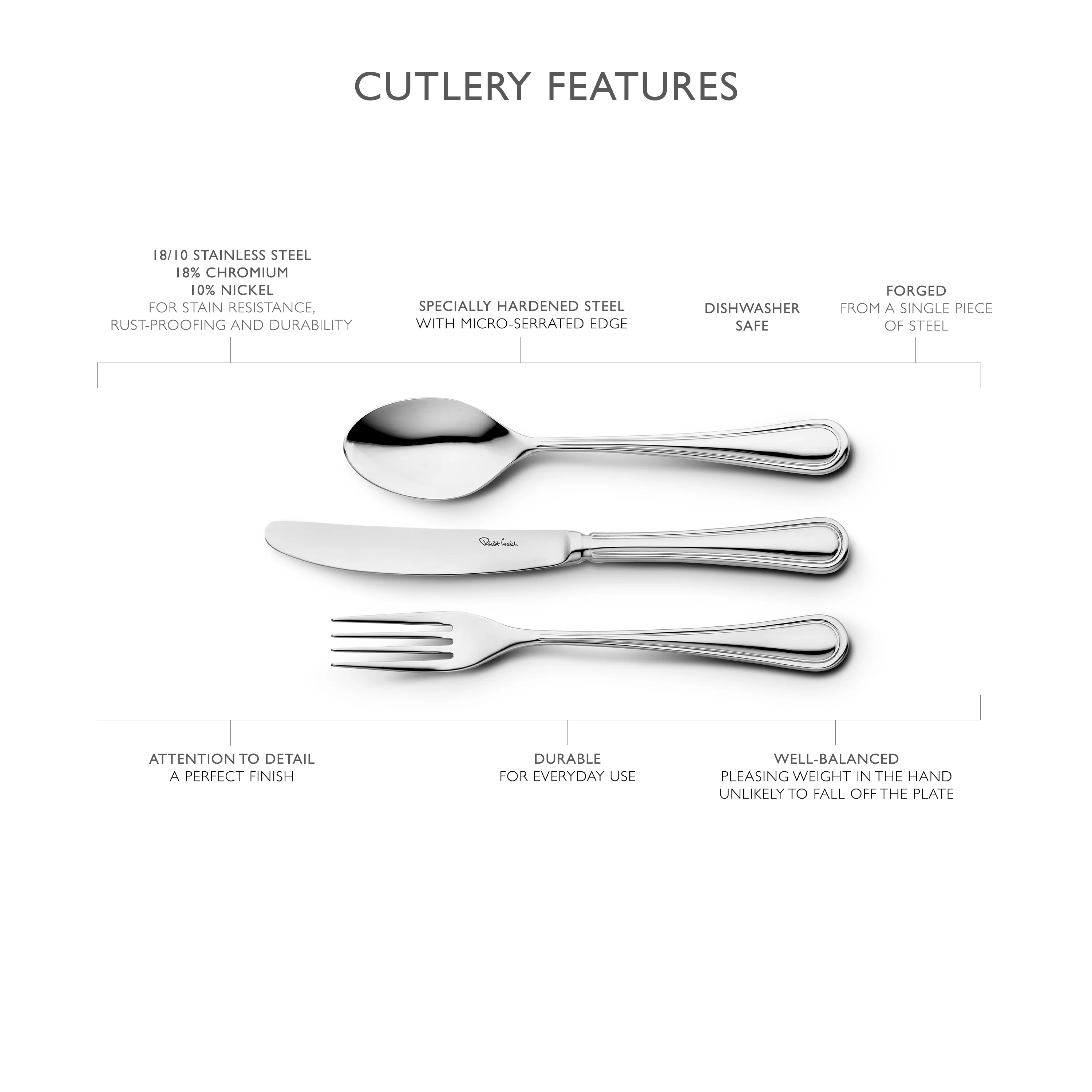 Aston Bright Serving Set, 3 Piece - Image 7