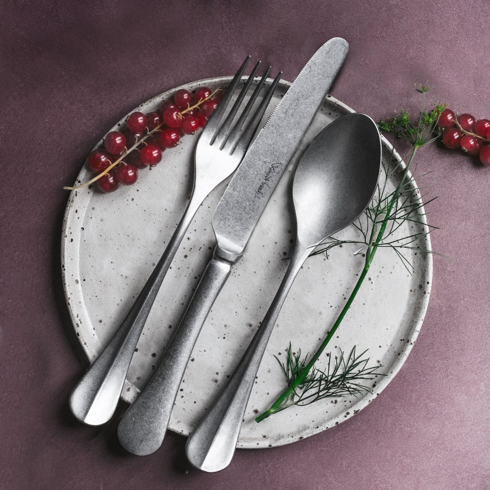 Baguette Vintage Cutlery Set, 30 Piece for 6 People - 6 Free Steak Knives - Image 7