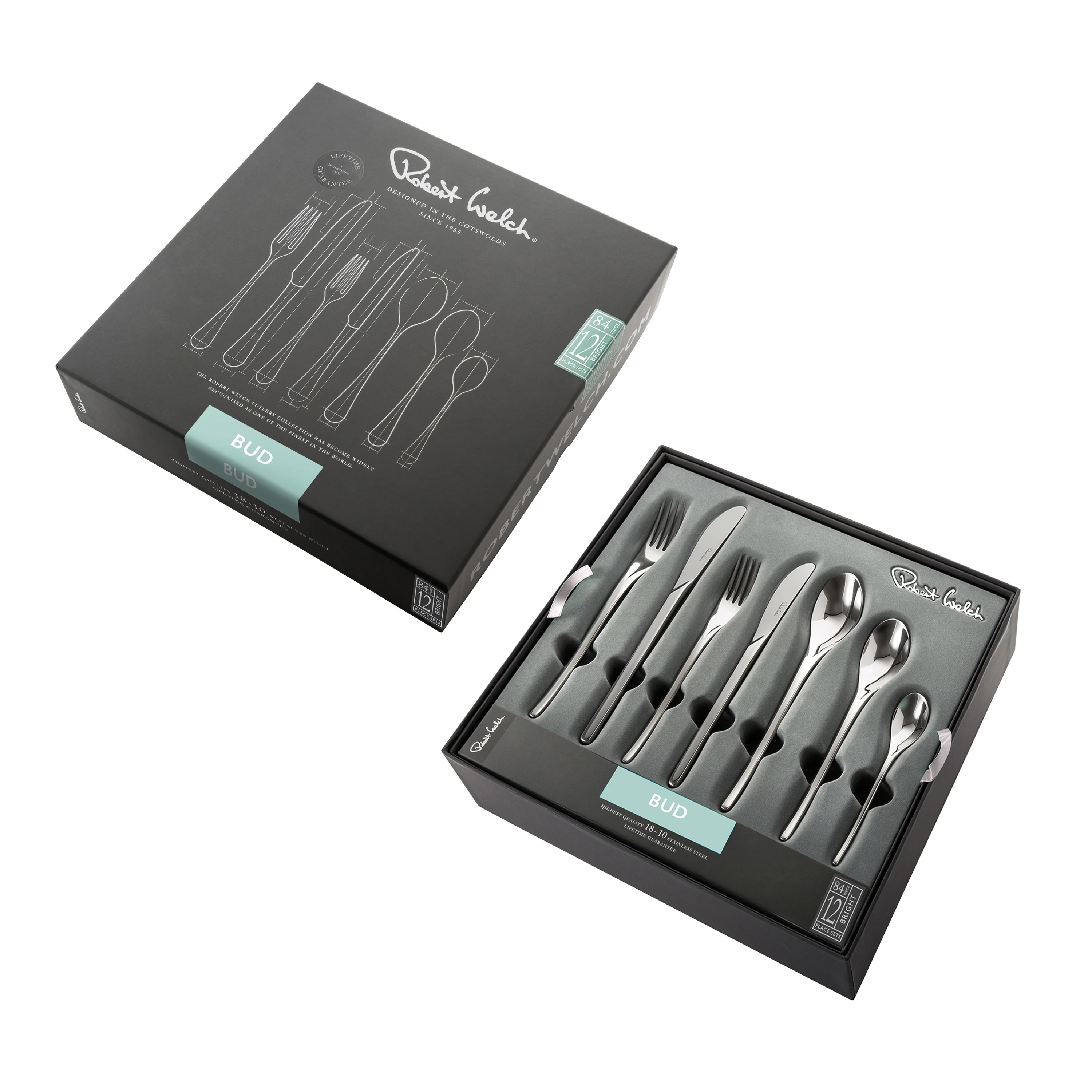 Bud Bright Cutlery Set, 84 Piece for 12 People - Image 3