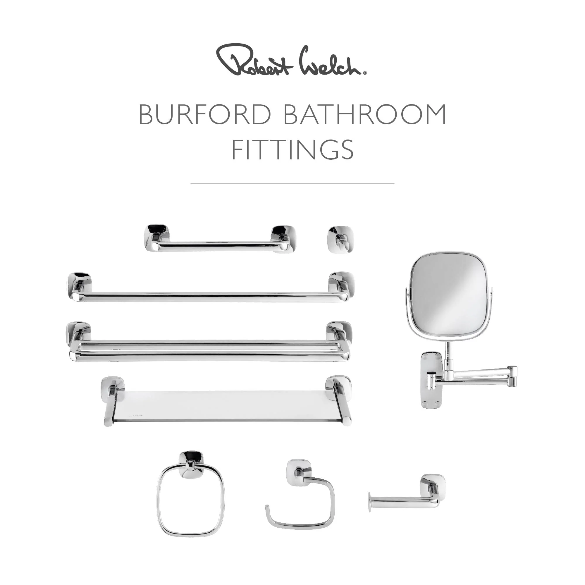 Burford Toilet Brush & Holder with Spare Toilet Brush Head - Image 6