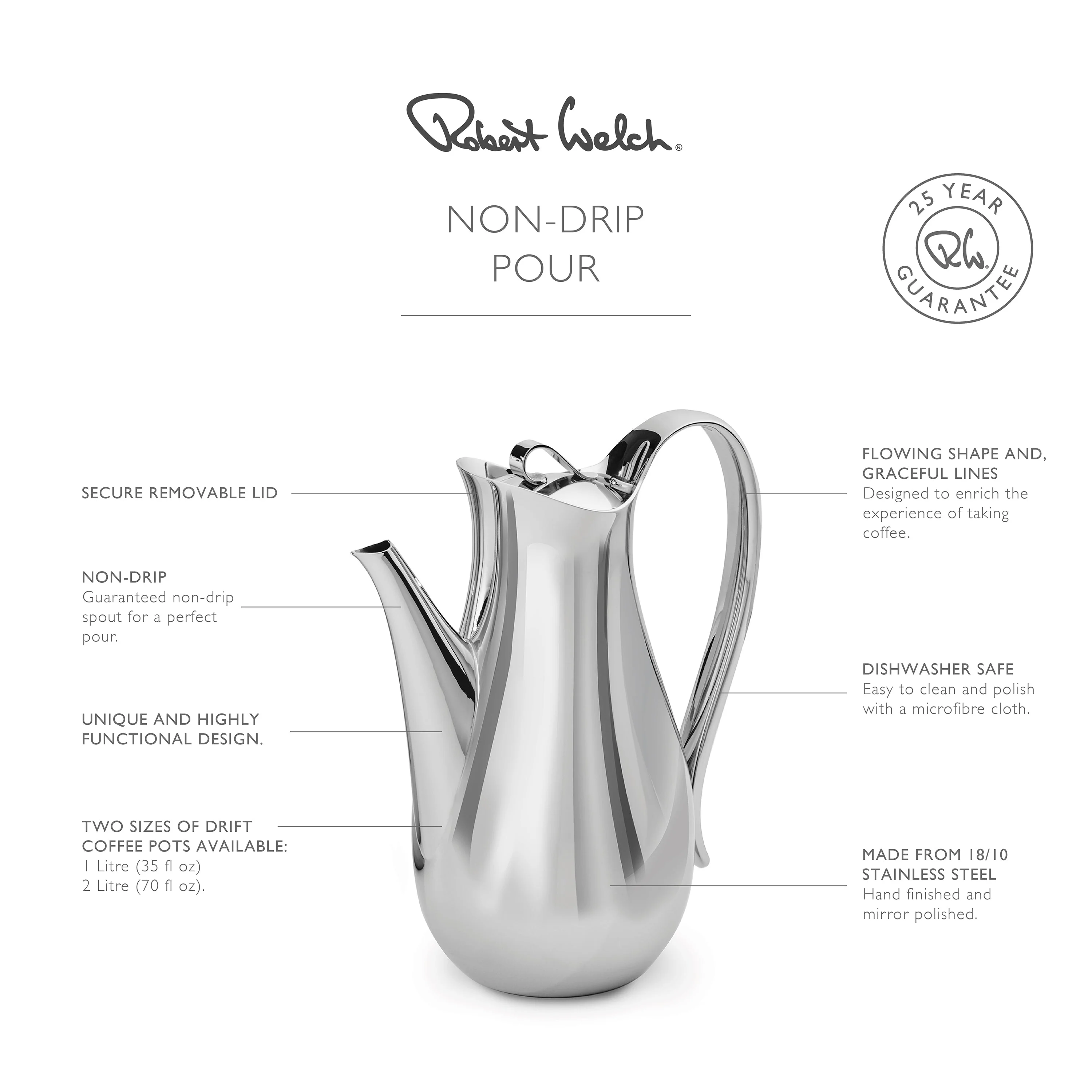 Drift Coffee Set, Small With Tray - Image 3