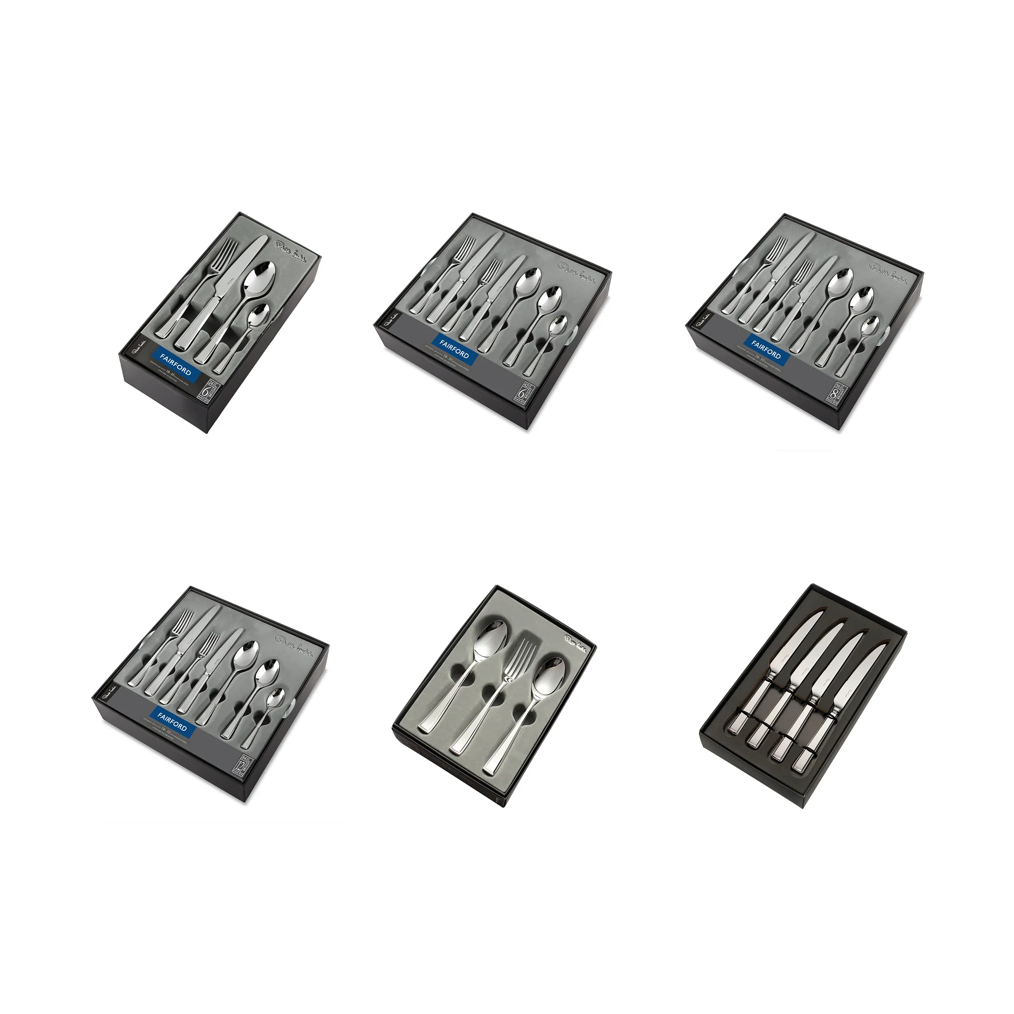 Fairford Bright Cutlery Set, 42 Piece for 6 People - Image 6