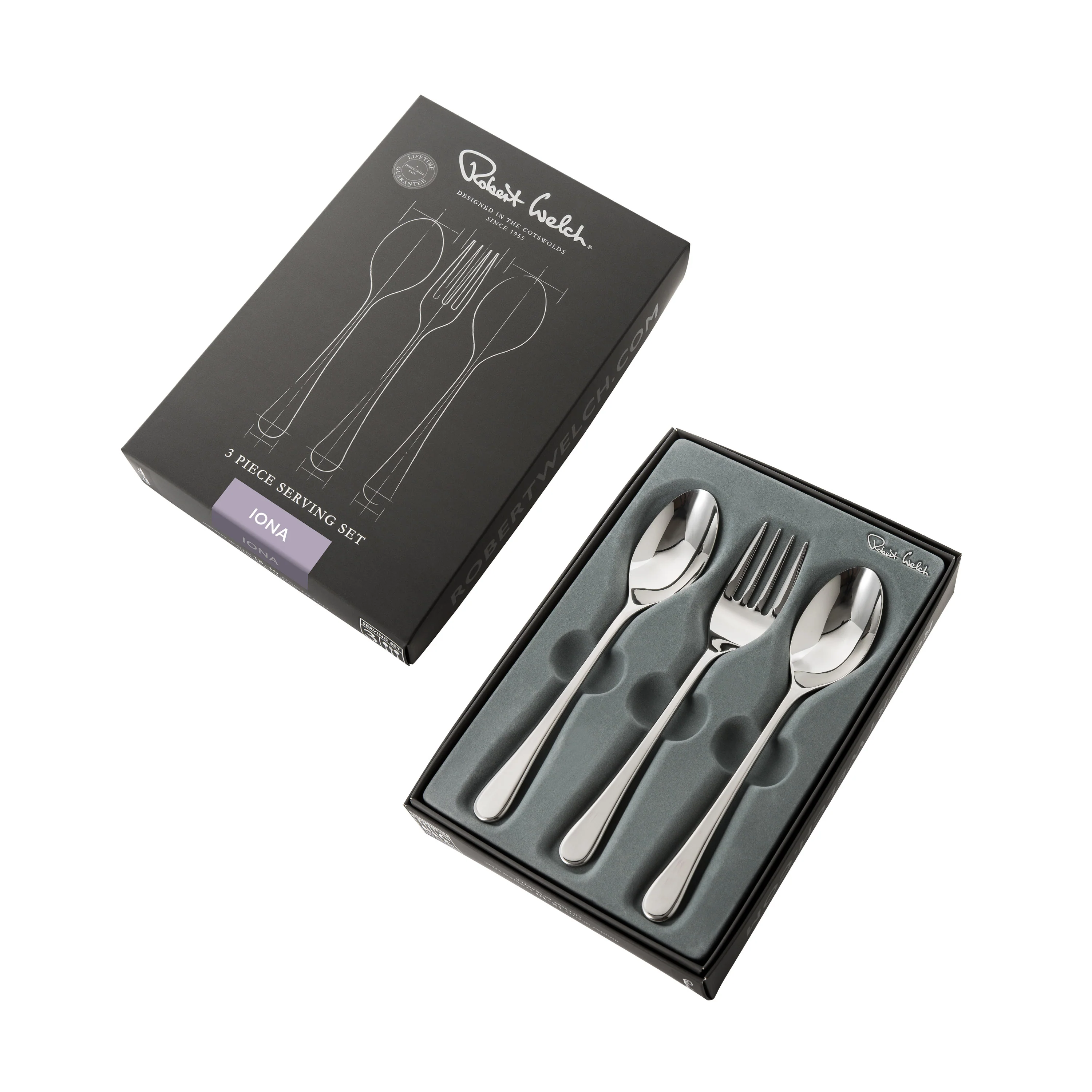 Iona Bright Serving Set, 3 Piece - Image 3