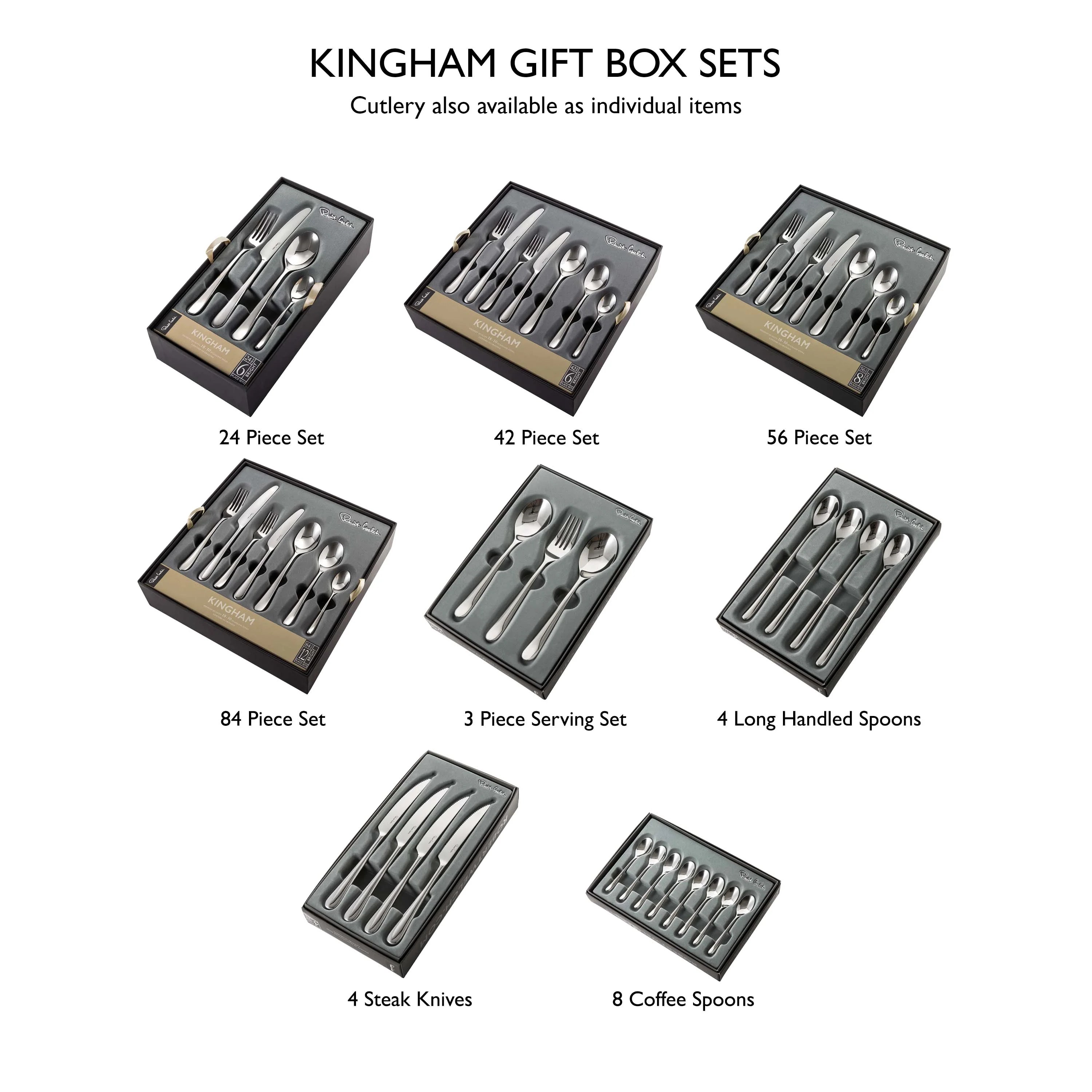 Kingham Bright Pastry Fork - Image 6