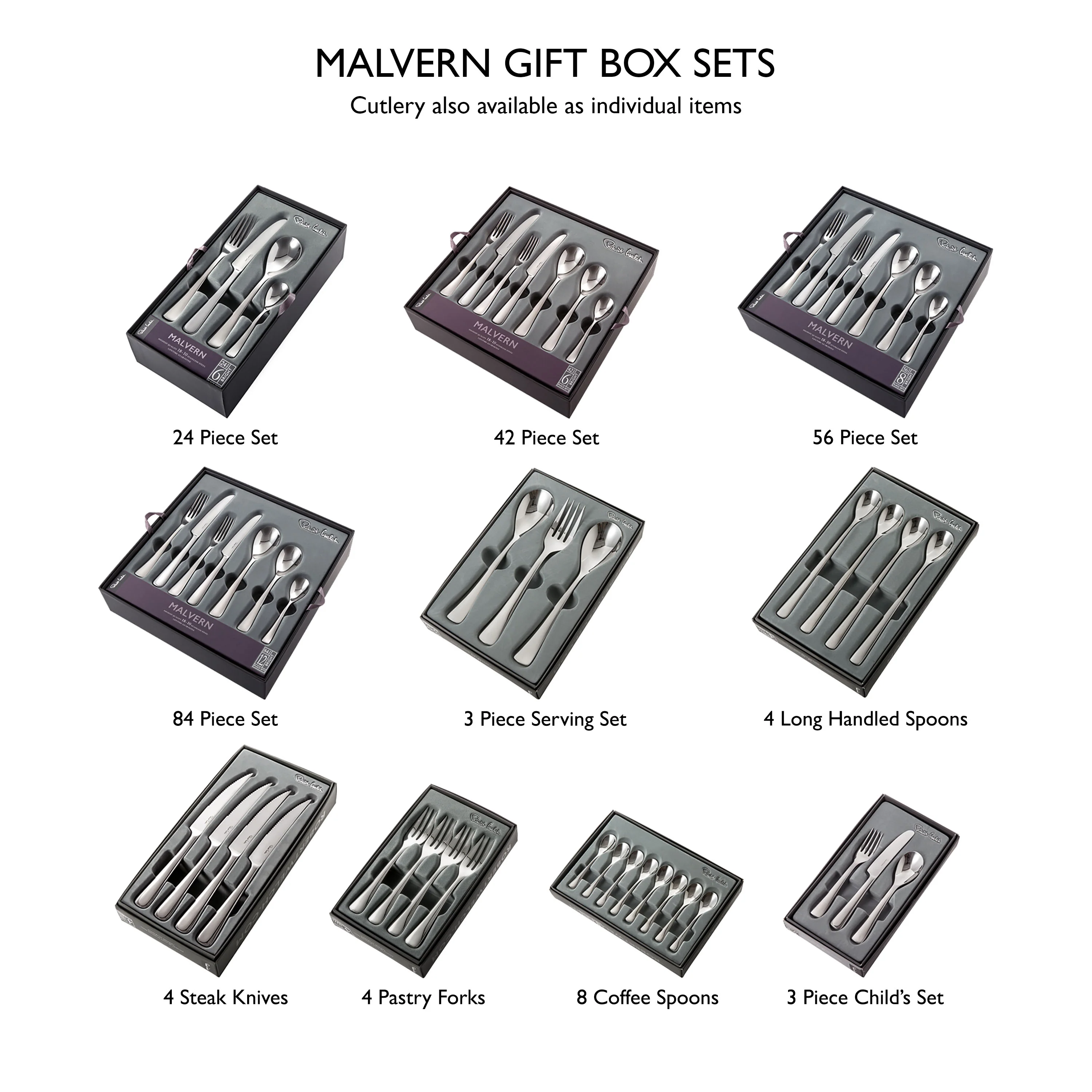 Malvern Bright Serving Set, 3 Piece - Image 6
