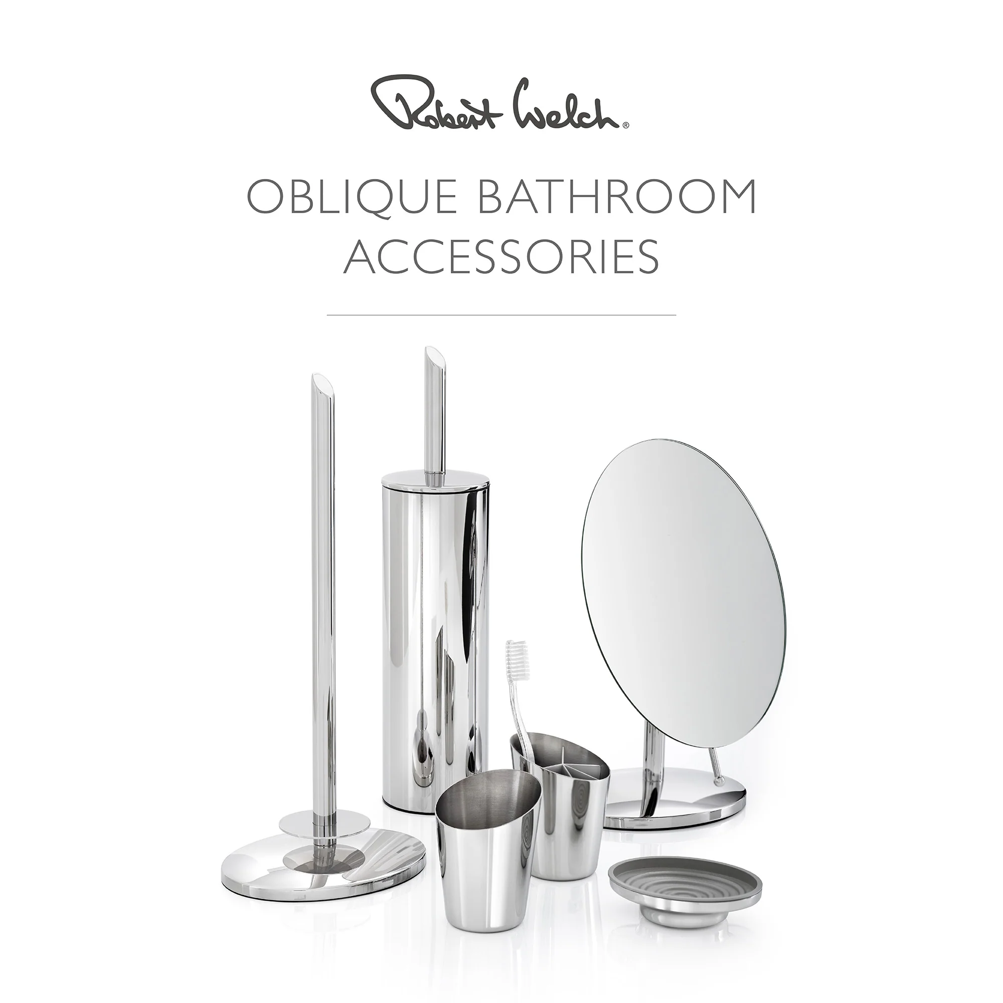 Oblique Glass Bathroom Shelf - Image 7