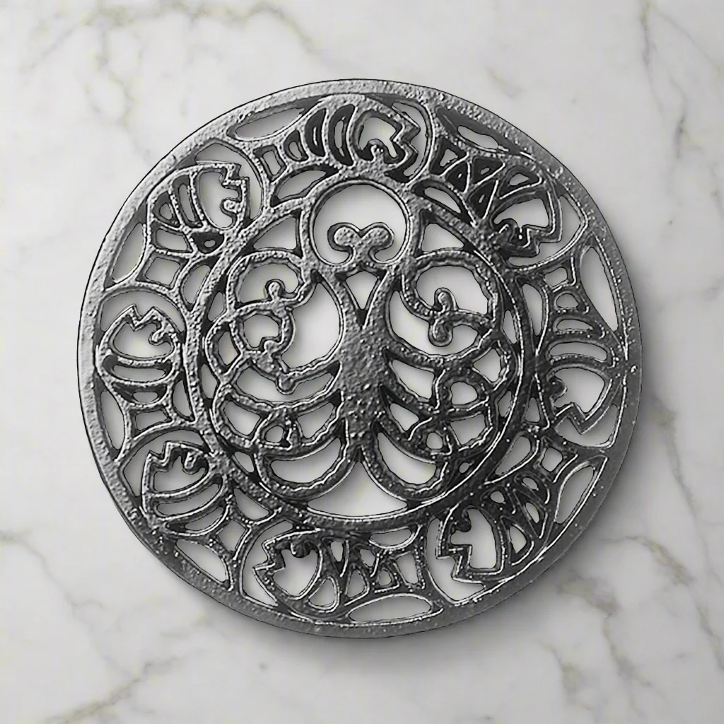 Octopus & Fish Trivet Graphite - Image 2