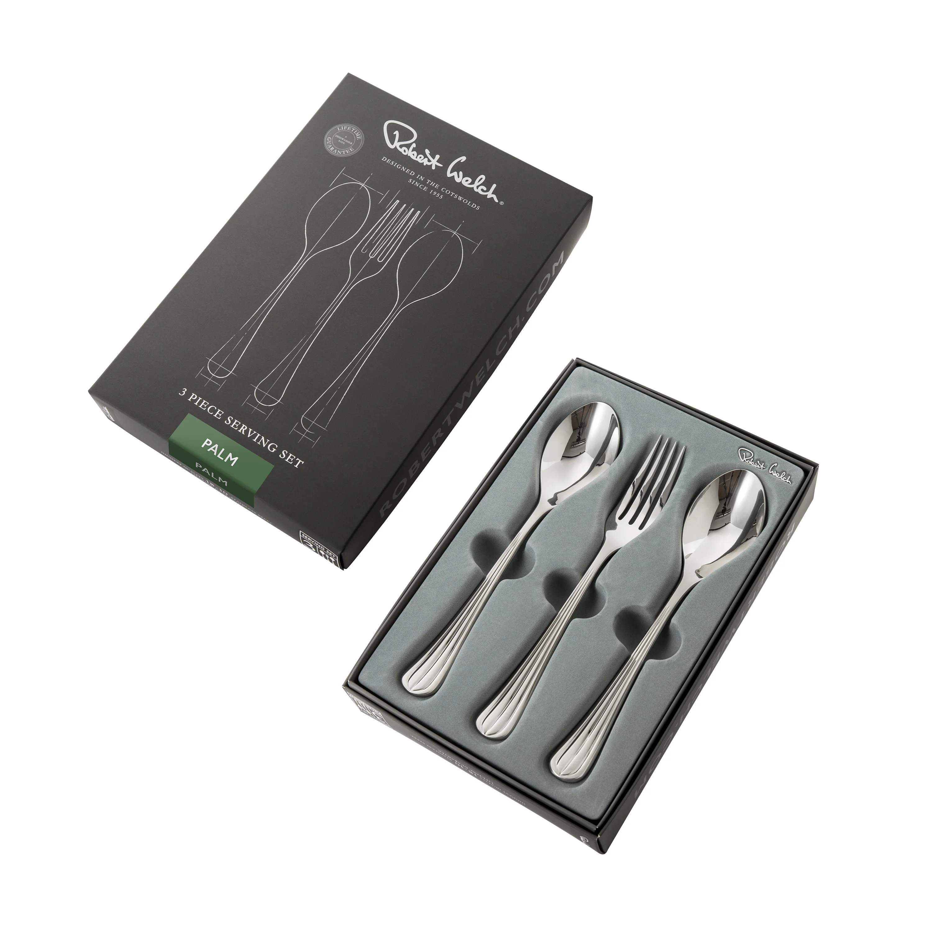 Palm Bright Serving Set, 3 Piece - Image 3