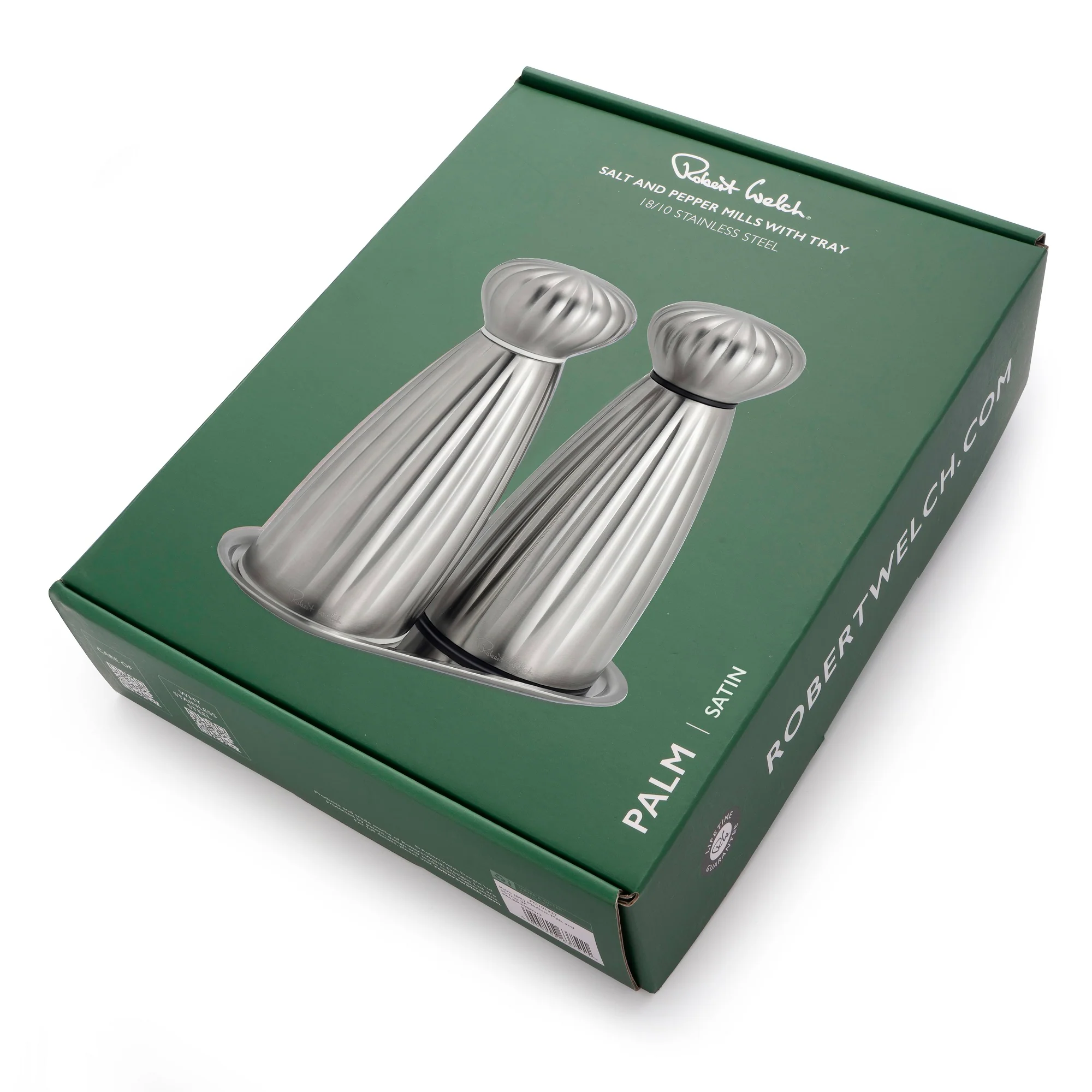 Palm Satin Stainless Steel Medium Mills and Tray Set - Image 3