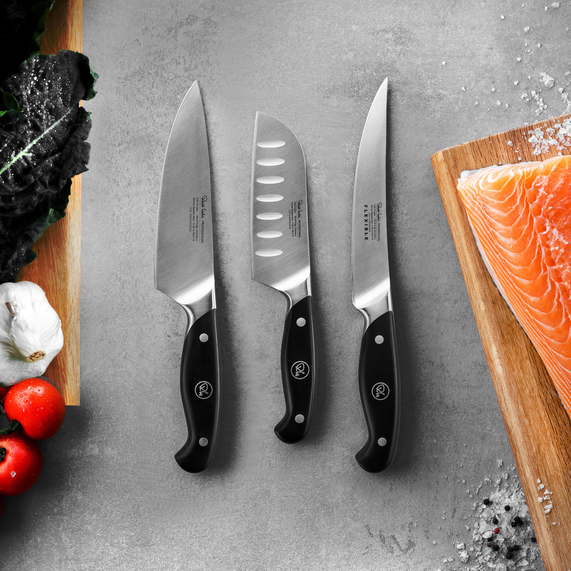 Professional Santoku Knife 12cm - Image 4