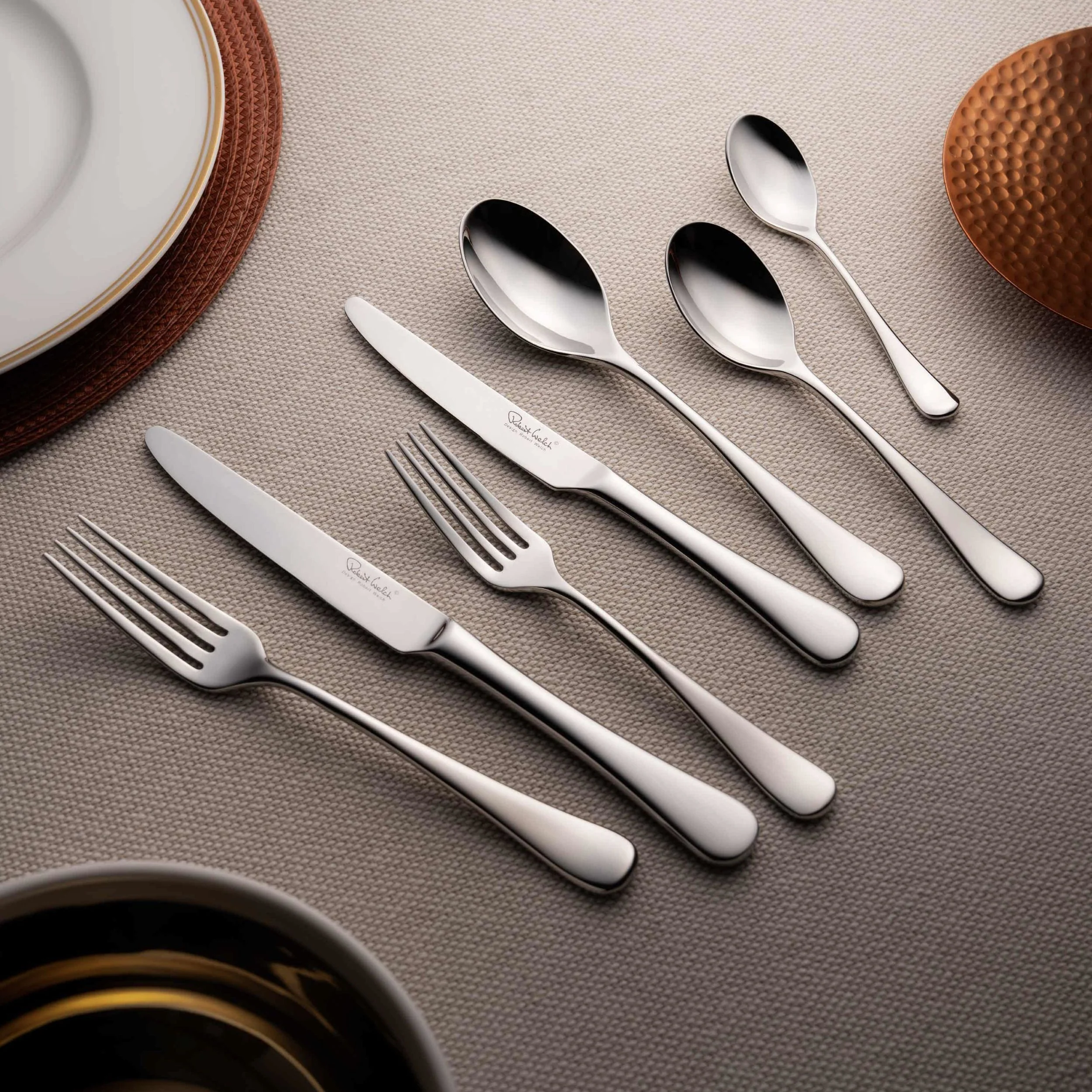 Radford Bright Cutlery Set, 96 Piece for 12 People - 12 Free Steak Knives - Image 2