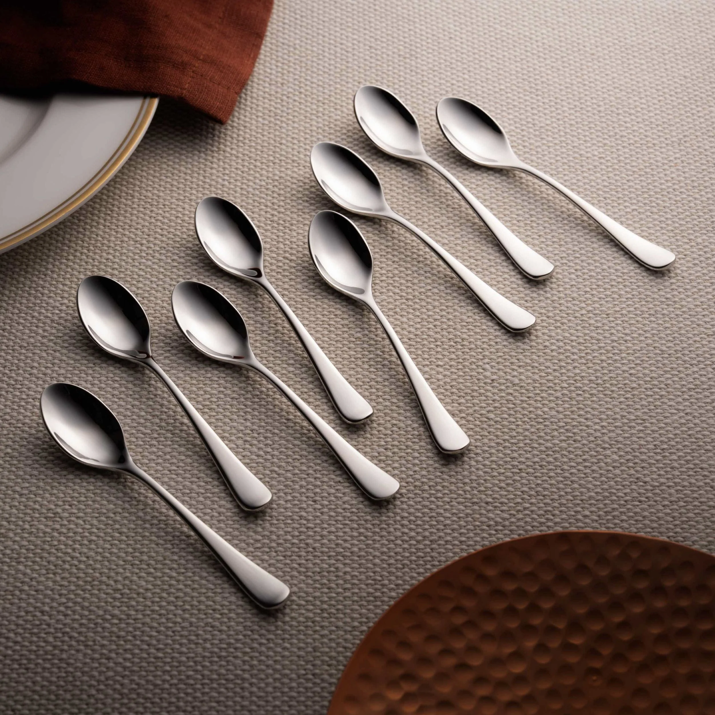 Radford Bright Espresso Spoon, Set of 8 - Image 2