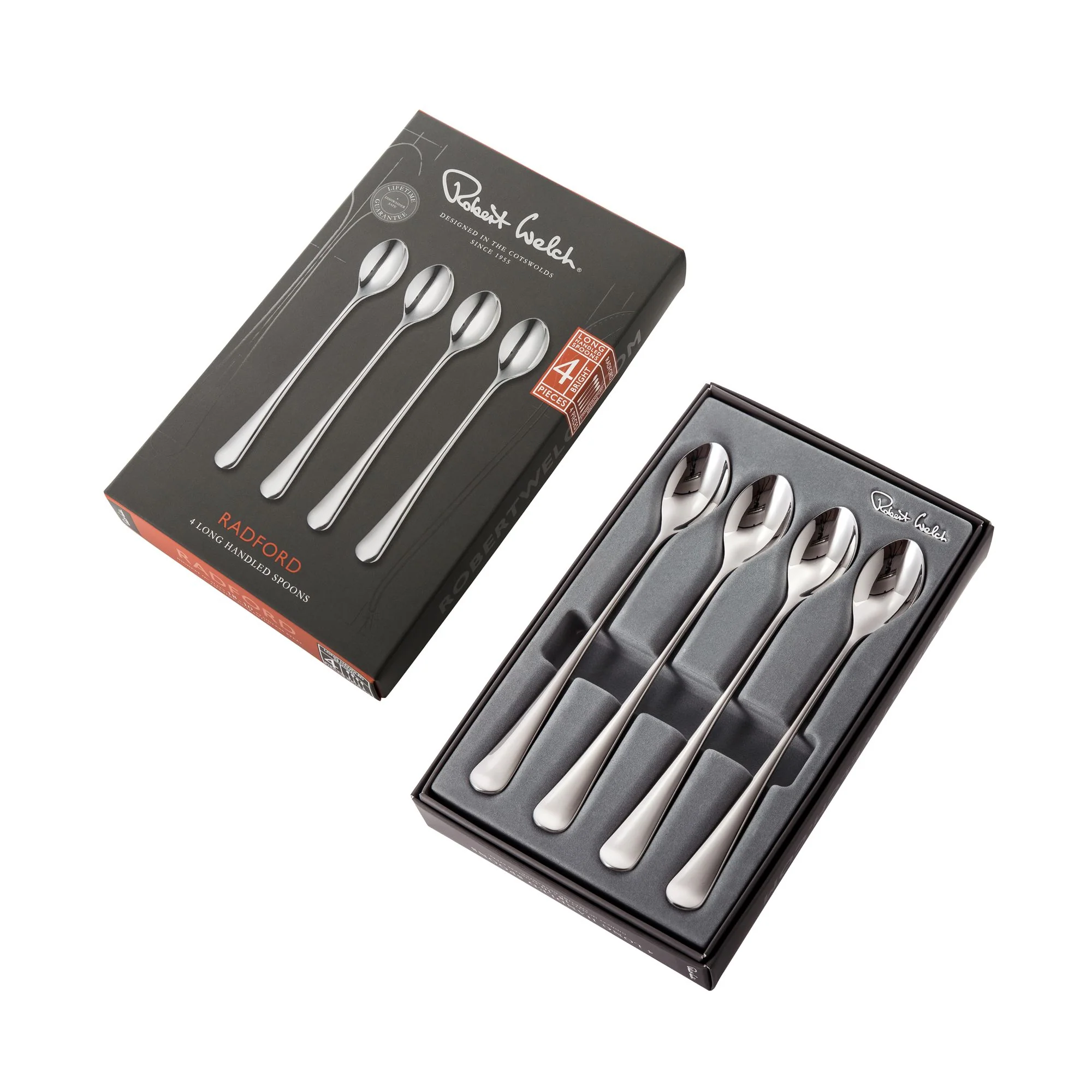 Radford Bright Long Handled Spoon, Set of 4 - Image 3