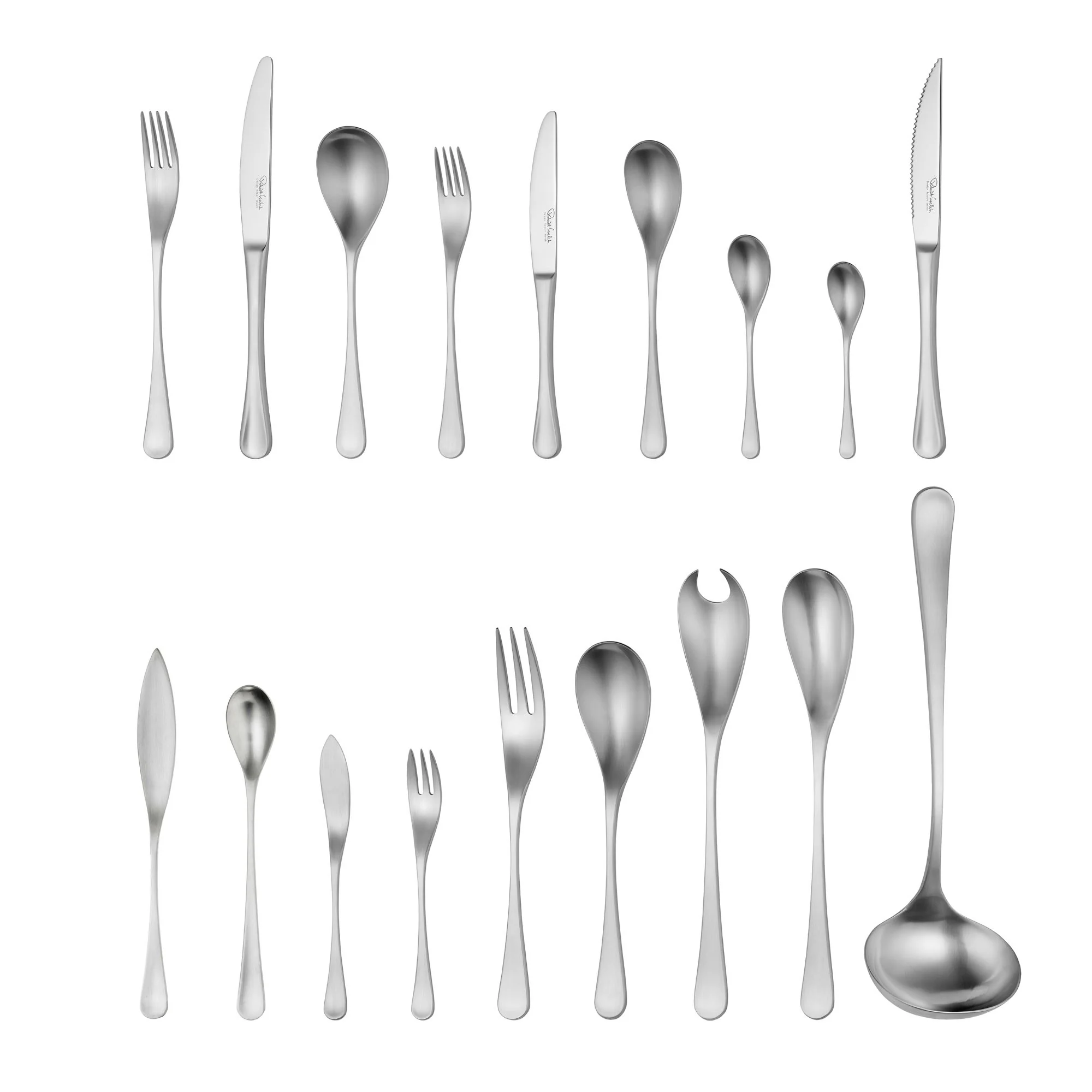 RW2 Satin Long Handled Spoon, Set of 4 - Image 5