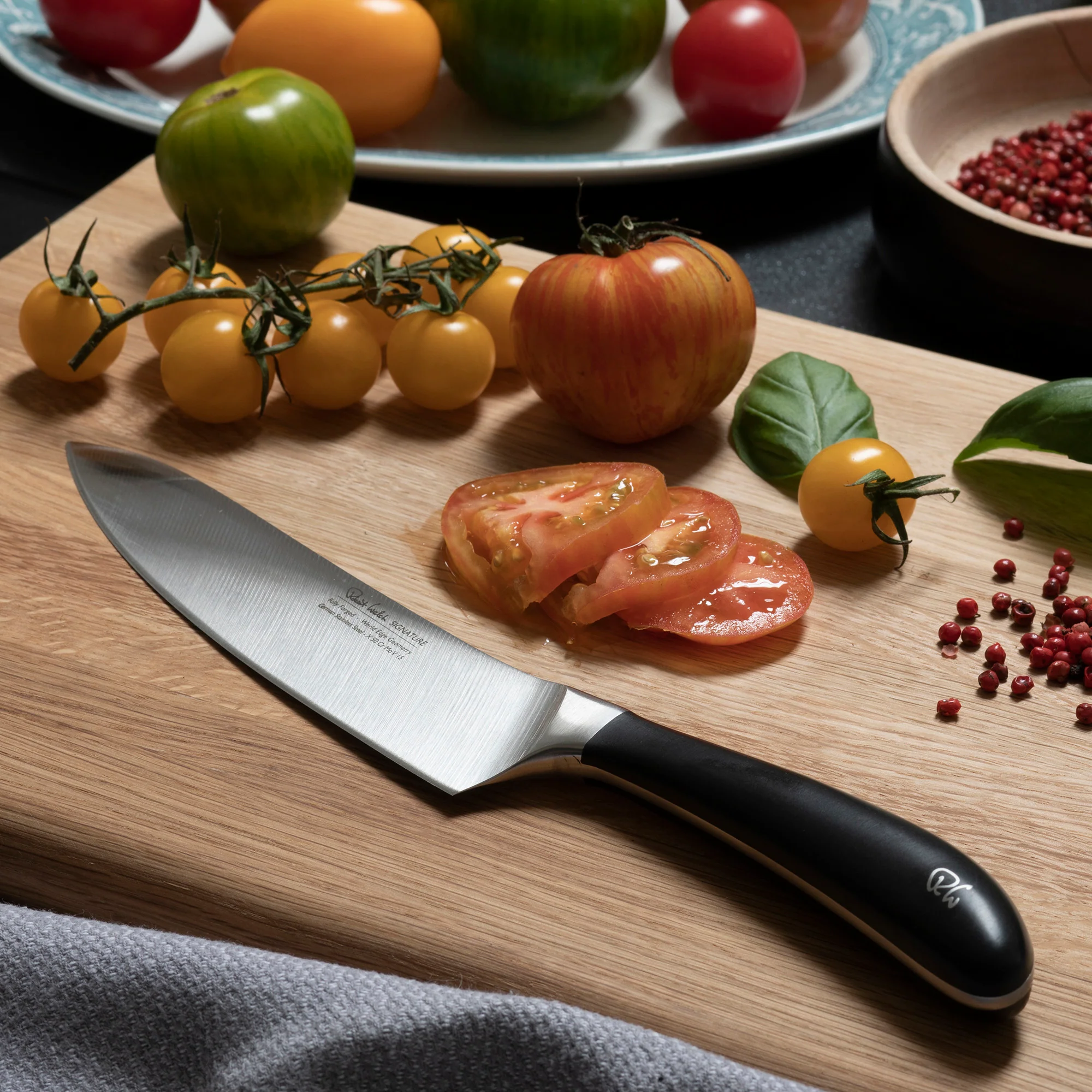 Signature Kitchen Knife Set with Knife Sharpener - Image 9