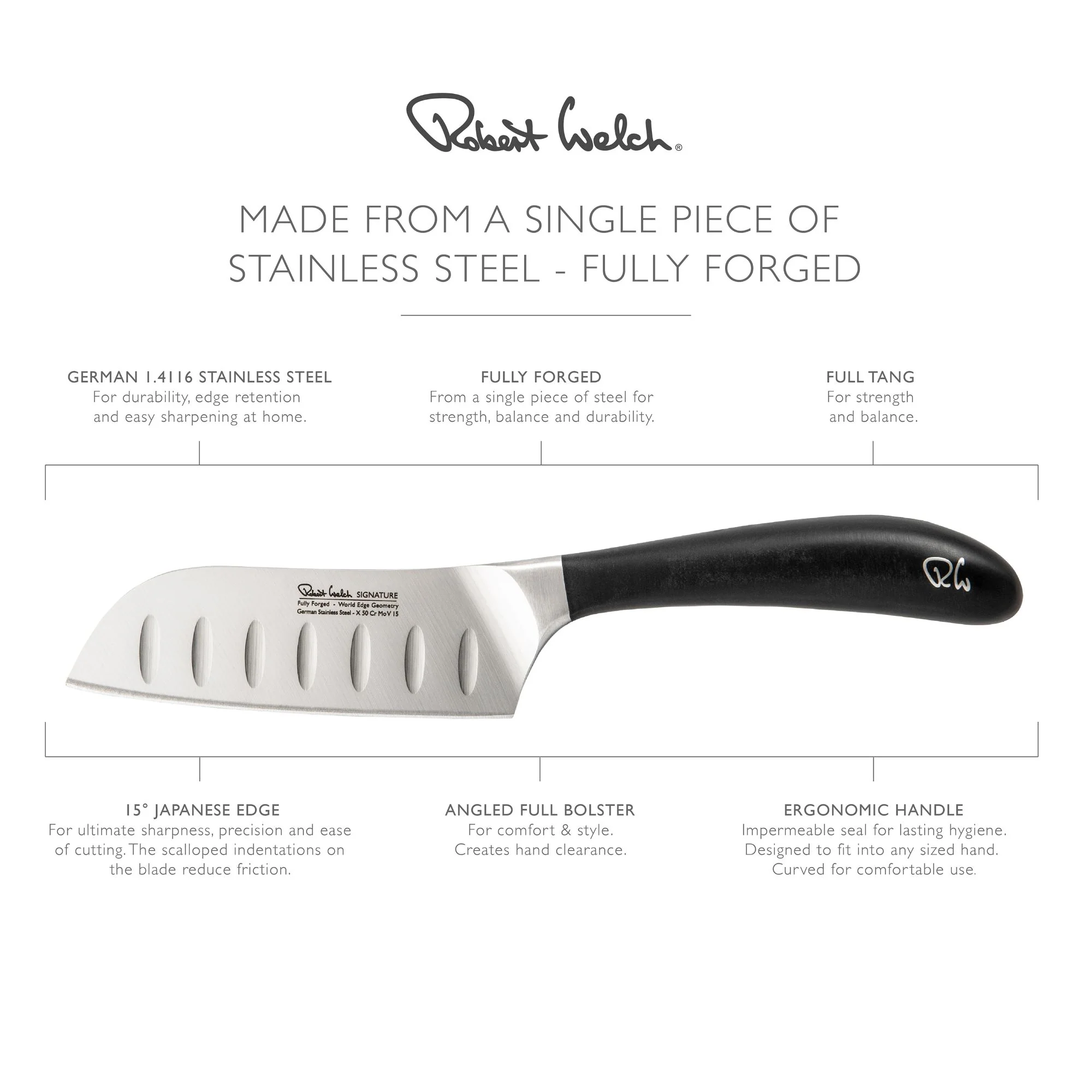 Signature Santoku Knife 11cm - Image 7