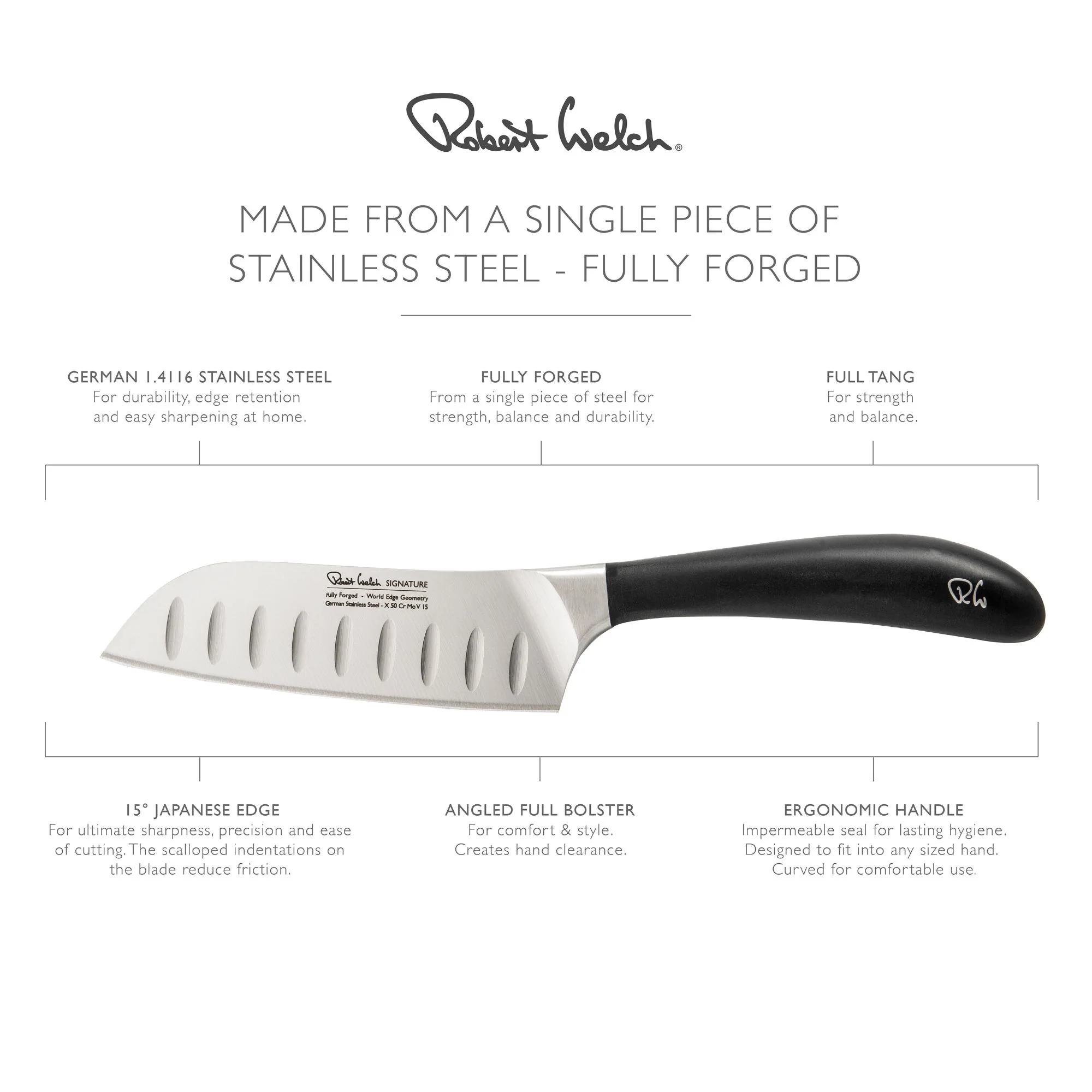 Signature Santoku Knife 14cm - Image 7