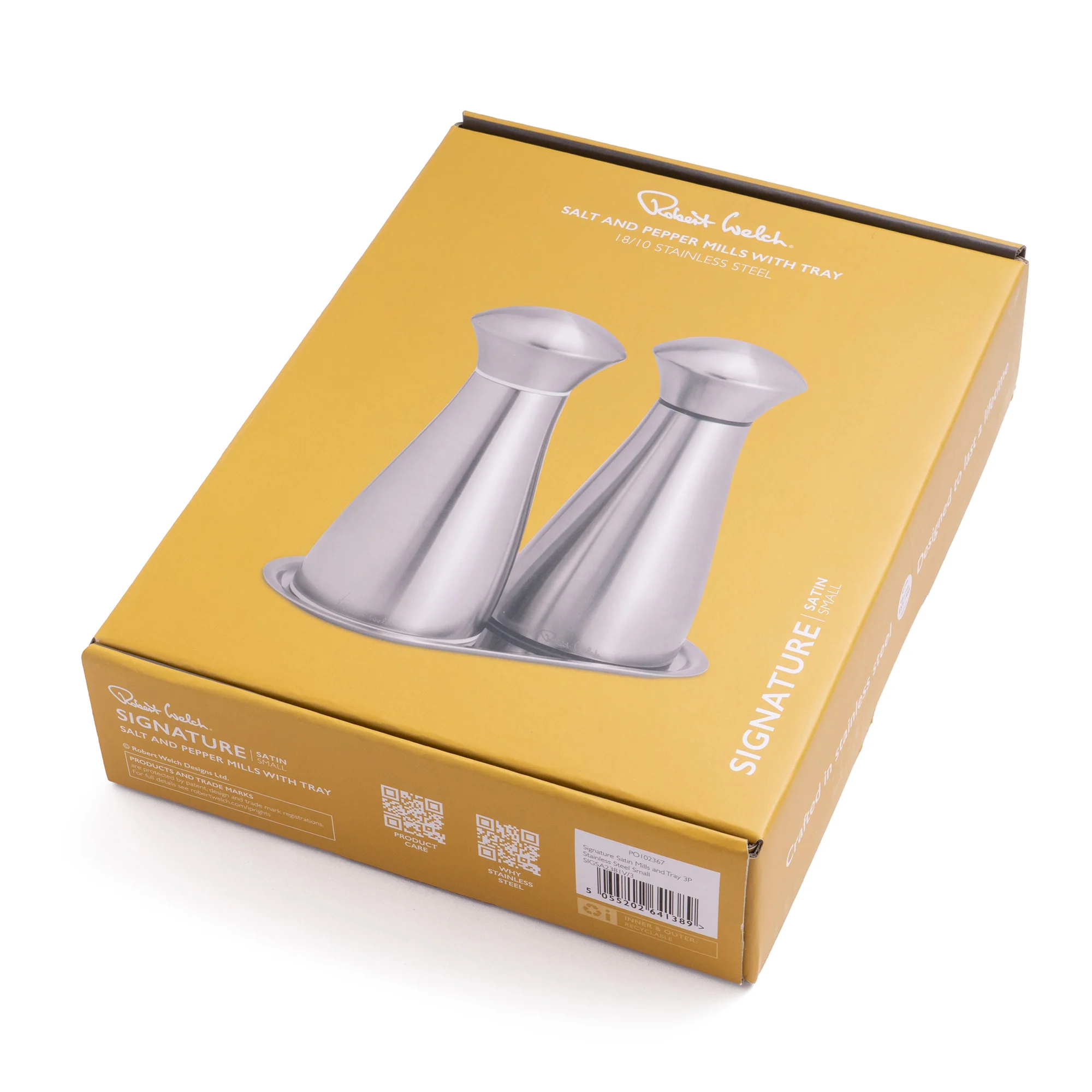 Signature Satin Stainless Steel Small Mills and Tray Set - Image 3