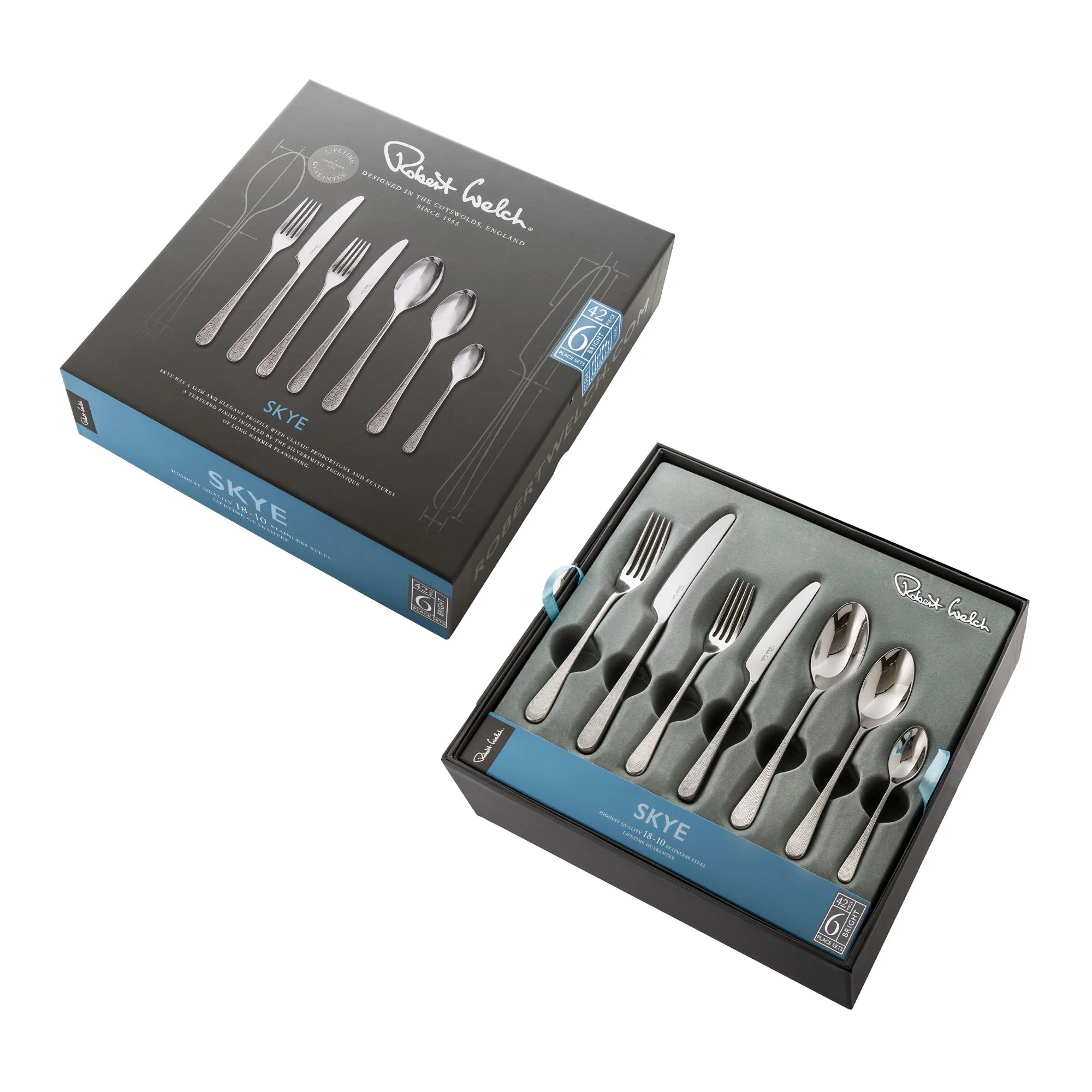Skye Bright Cutlery Set, 42 Piece for 6 People - Image 3