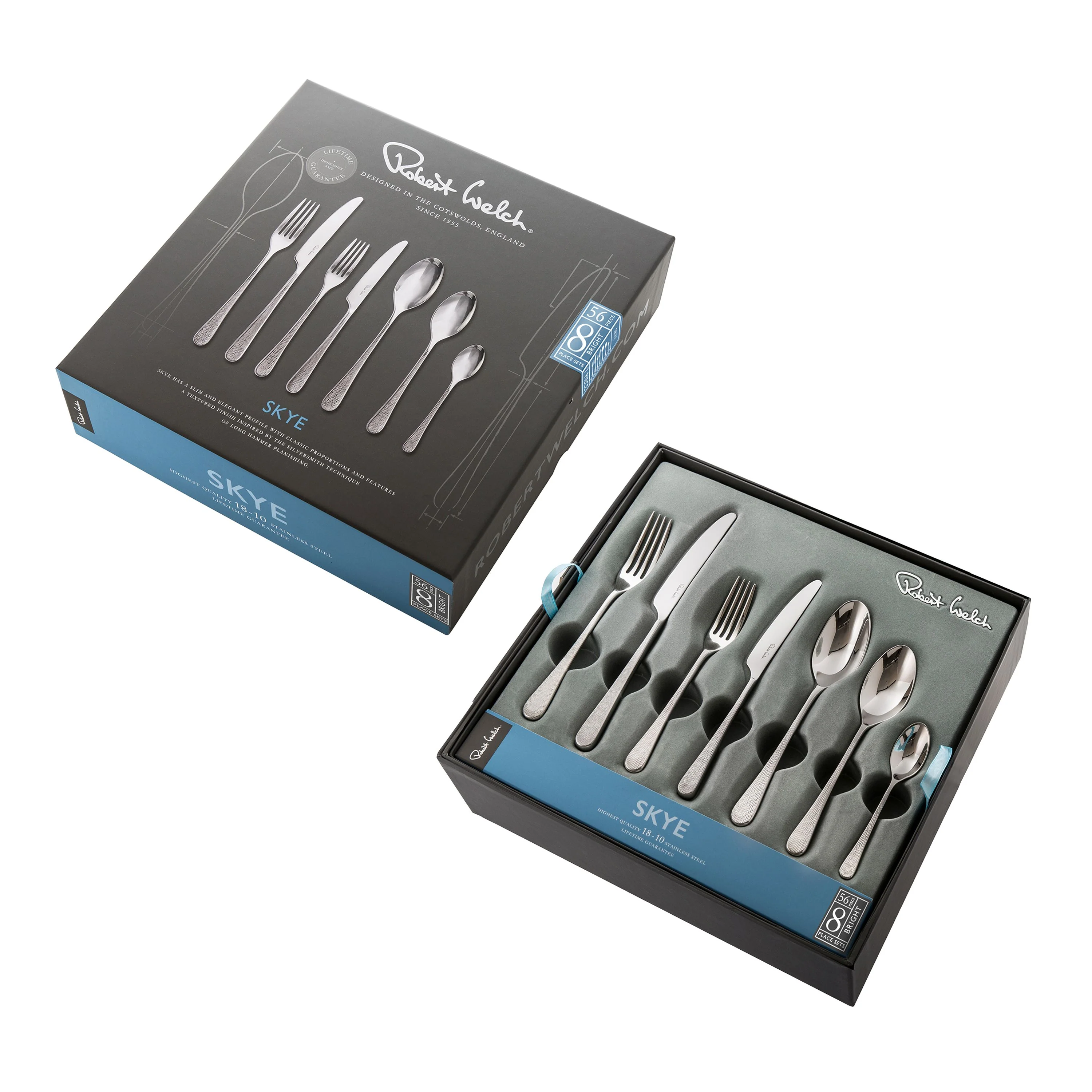 Skye Bright Cutlery Set, 56 Piece for 8 People - Image 3