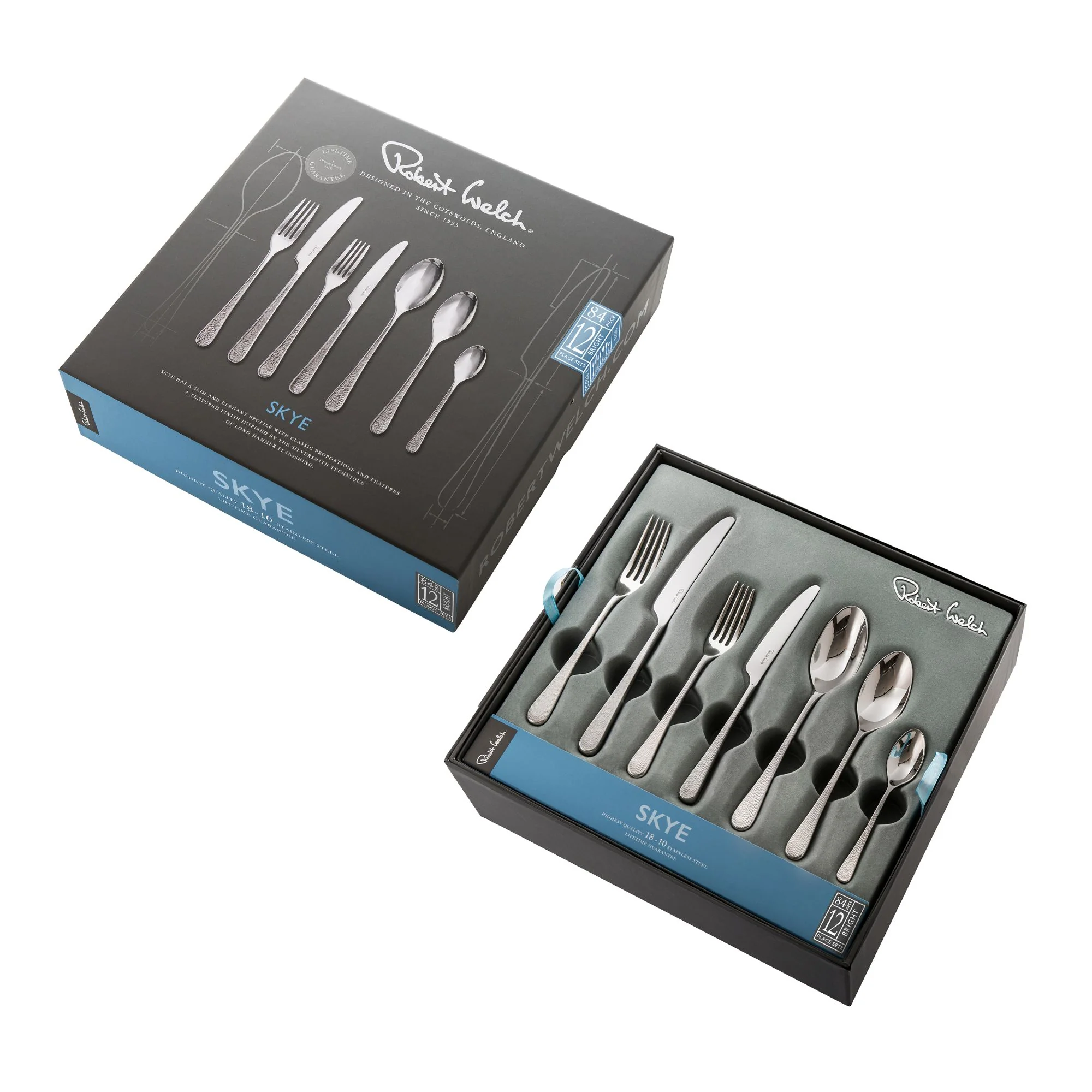 Skye Bright Cutlery Set, 84 Piece for 12 People - Image 3