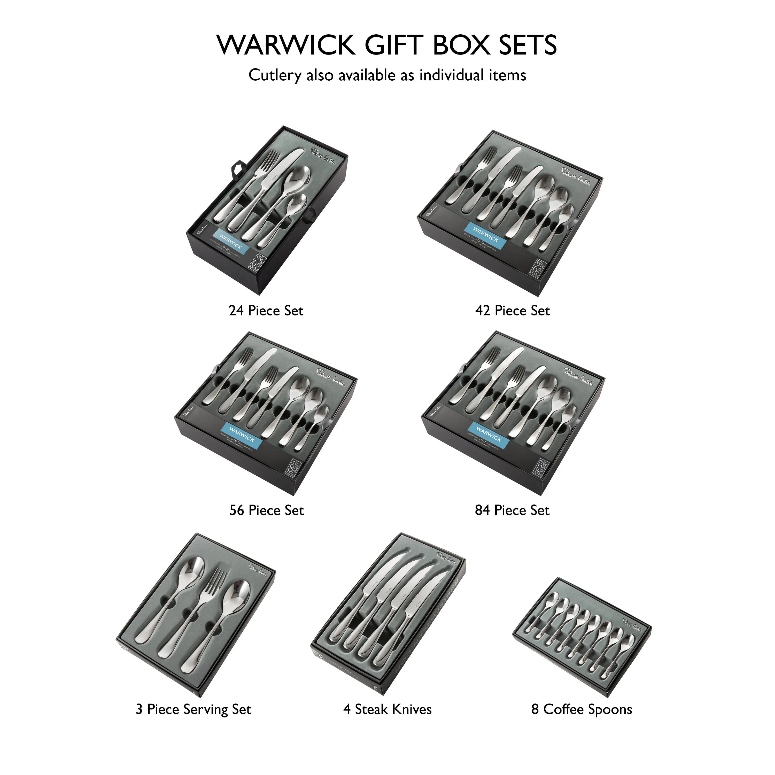 Warwick Bright Serving Set, 3 Piece - Image 6