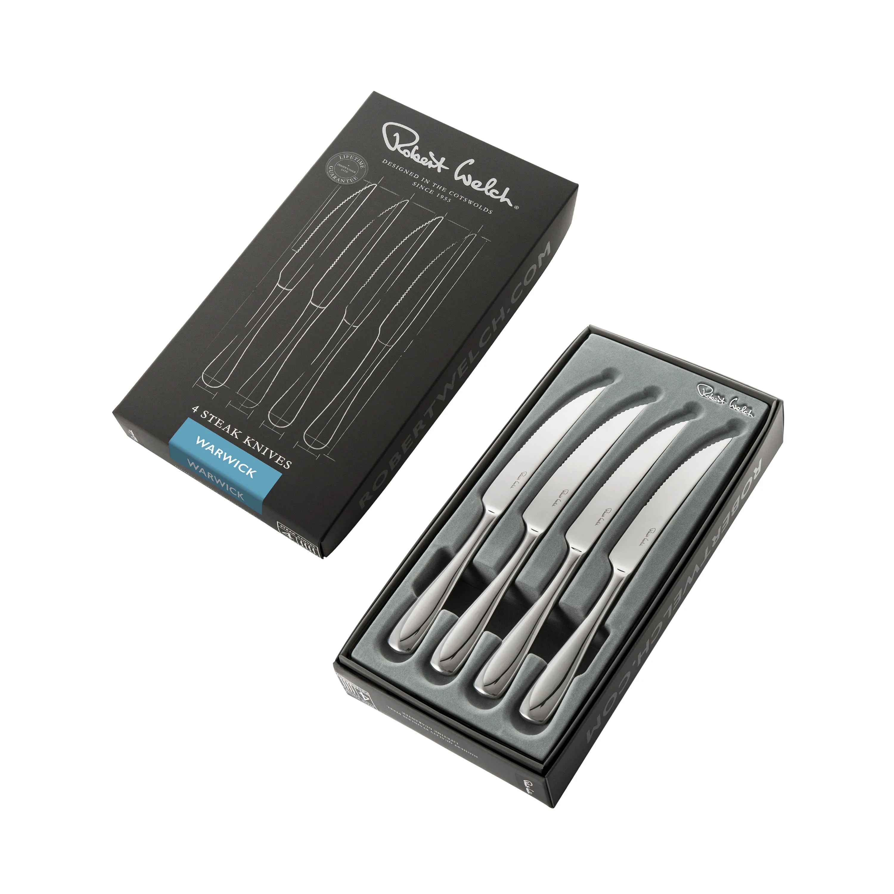 Warwick Bright Steak Knife, Set of 4 - Image 3
